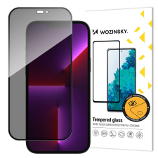 Wozinsky Privacy Glass edzett üveg iPhone 14 Pro Max kémkedés elleni szűrő mobiltelefon kellék