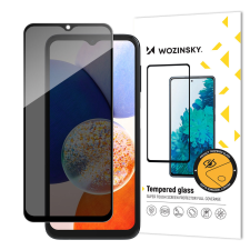 Wozinsky Privacy Glass edzett üveg Samsung Galaxy A23-hoz, kémkedés elleni adatvédelmi szűrővel mobiltelefon kellék