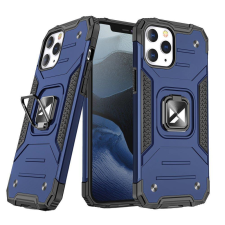 Wozinsky Ring Armor tok iPhone 14 Pro Max Armor tok mágneses tartó gyűrű kék tok és táska