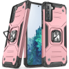 Wozinsky Ring Armor Tough Hybrid Case Cover + Mágneses Tartó Samsung Galaxy S22 + S22 Plus Rózsaszín (9145576239742)