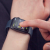 Wozinsky Samsung Galaxy Watch 4 / 5 (44mm) Wozinsky Watch Glass Hybrid Glass okosóra üvegfólia, Fekete