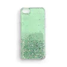 Wozinsky Star Glitter Shining Cover Samsung Galaxy S21+ 5G (S21 Plus 5G) zöld tok és táska