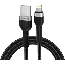 Wozinsky WNBAL2 USB-A-Lightning Kábel 2.4A 2 m-Fekete (5907769308703) kábel és adapter