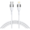 Wozinsky WSTCL2 Type-C-Lightning Kábel PD 30W 2 m-Fehér (5907769308789)