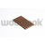 WPC WoodLook WPC léc 63x10x2200 oldatakaró léc barna Merbau színű 2,2 méteres szál WoodLook takaró léc