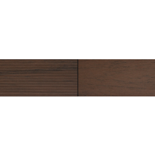 WPC WoodLook WPC padlólap Woodlook Solid Melange Mahagóni 4 m szál 130x18x4000 mm igazi fahatású kétoldalas burkolat, matt, csúszásmentes felület. Méterenkénti ár! dekorburkolat