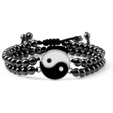 Wrap Q1 gyöngyös karkötő - Yin Yang -10-2 (8596544005738) karkötő