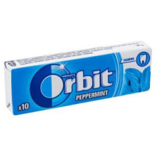 Wrigley Hungária Kft. Orbit Peppermint mentaízű cukormentes rágógumi édesítőszerrel 10 db csokoládé és édesség
