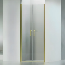  Wroclaw .||. Gold 90 kétszárnyú nyíló zuhanyajtó, 195cm, 5mm, NANO fürdőkellék