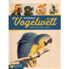  Wunderbare Vogelwelt - Vintage-Wochenplaner Kalender 2026 naptár, kalendárium