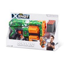  Wyrzutnia SKINS DREAD 12 shot X-Shot játékpisztoly katonásdi