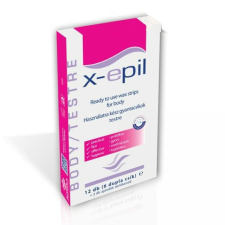 X-Epil H.kész prém.gélgyantacsík arcra 12 szőrtelenítés