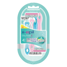 X-EPIL Silky Fresh 3 pengés eldobható borotva (4 db) eldobható borotva