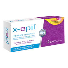 X-EPIL - terhességi gyorsteszt csíkok (2db) intim higiénia