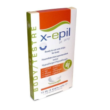 X-EPIL X-Epil Használatrakész Gyantacsík Testre Hypoallergén 12db szőrtelenítés