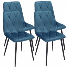  x KÁRPITOZOTT SZÉK steppelt BÁRSON modern bútor