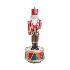 X-mas zenélő dekoráció, Diótörő 22cm karácsonyi dekoráció