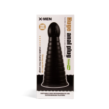  X-MEN 10 inch Huge Anal Plug Black műpénisz, dildó