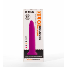 X-MEN 6.5" Dildo Colours Pleasure Black 4 műpénisz, dildó
