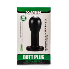 X-Men 8.86 Extra Girthy Butt Plug Black szexjáték