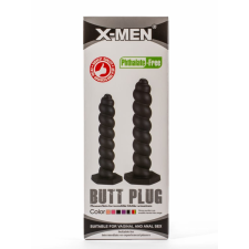 X-Men 9.45" Butt Plug Silicone Black M szexjáték