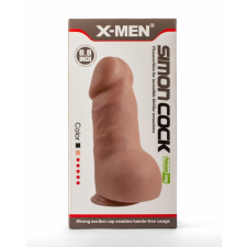 X-Men Simon 9.9" Cock Black műpénisz, dildó