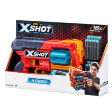 X-Shot Excel Xcess szivacslövő fegyver 16 lövéssel katonásdi