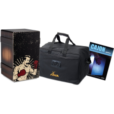 Xdrum Design Series Cajon "Boxer" Szett Táskával + Iskolával Együtt dob és ütőshangszer