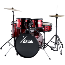 Xdrum Rookie 20" Stúdió Dob Rubinpiros dob és ütőshangszer