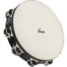 Xdrum Tmf10-Bk 10"-Os Tamburin Bőrtokkal dob és ütőshangszer