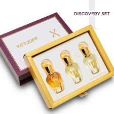 Xerjoff Discovery I, Set: Cruz Del Sur II Parfum 15 ml + Erba Pura EDP 15 ml + Uden Overdose Parfum 15 ml kozmetikai ajándékcsomag