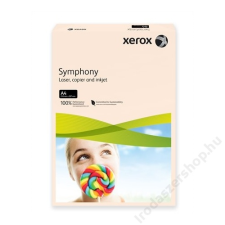 Xerox Másolópapír, színes, A4, 160 g, XEROX Symphony, lazac (pasztell) (LX93230) fénymásolópapír
