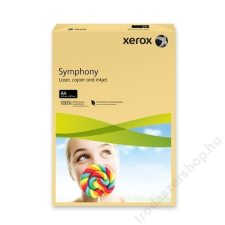 Xerox Másolópapír, színes, A4, 160 g, XEROX Symphony, vajszín (közép) (LX92305) fénymásolópapír