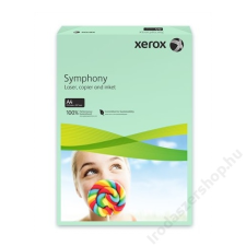 Xerox Másolópapír, színes, A4, 80 g, XEROX Symphony, zöld (közép) (LX93966) fénymásolópapír