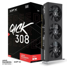 XFX Radeon RX 7600 8GB GDDR6 Speedster QICK 308 Black PCIE videókártya