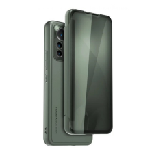 Xiaomi 12 Lite, Oldalra nyíló tok, hívás mutatóval, Book View, sötétzöld, gyári tok és táska