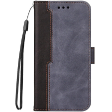 Xiaomi 13, Oldalra nyíló tok, stand, kártyatartóval, kézpánttal, Wooze Colour Wallet, szürke tok és táska