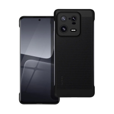 Xiaomi 13 Pro, Műanyag hátlap védőtok, légáteresztő, lyukacsos minta, Breezy, fekete tok és táska