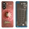 Xiaomi 56003100O1000 Gyári akkufedél hátlap - burkolati elem Xiaomi Poco X7 Pro Piros Iron Man Edition