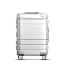 Xiaomi Metal Carry-on Luggage 20" Keményfedeles négykerekű bőrönd - Ezüst (XNA4106GL) kézitáska és bőrönd
