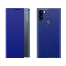 Xiaomi Mi 11 Sleep Case oldalra nyíló aktív flip telefontok, kék tok és táska