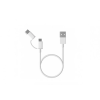 Xiaomi Mi 2 in 1 USB cable microUSB/USB Type-C 0,3m White