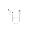  Xiaomi Mi 2 in 1 USB cable microUSB/USB Type-C 0,3m White