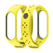 Xiaomi Mi Band 3 és Mi Band 4 okoskarkötő sport pótszíj - Citromsárga okosóra kellék
