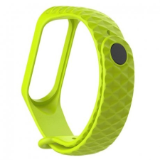 Xiaomi Mi Band 3 Silicone Diamond szíj, Fruit Green mobiltelefon kellék