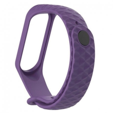 Xiaomi Mi Band 3 Silicone Diamond szíj, Purple mobiltelefon kellék