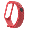 Xiaomi Mi Band 3 Silicone Diamond szíj, Red