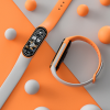 Xiaomi Mi Band 5/6/7 okoskarkötő kétszínű szilikon pótszíj