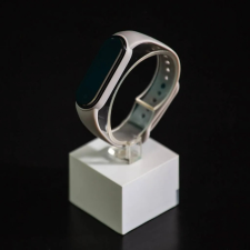 Xiaomi Mi band 5 / 6 szíjak - egyszínű, szilikon, szürke, világos szürke okosóra kellék