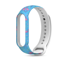 Xiaomi Mi Band 5 / Mi Band 6 okoskarkötő színes pótszíj - Flamingo okosóra kellék